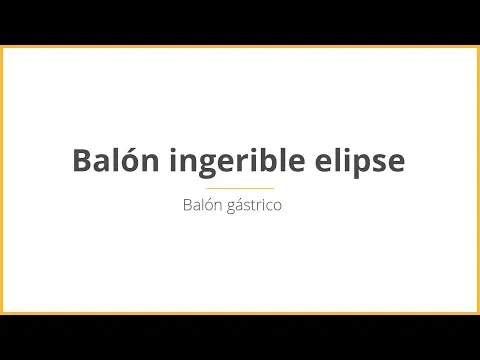 Embenat gàstric ingerible Elipse en vídeo